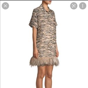 LA SUPERBE TIGER FEATHER DRESS